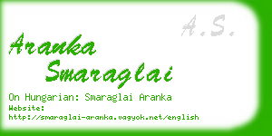 aranka smaraglai business card